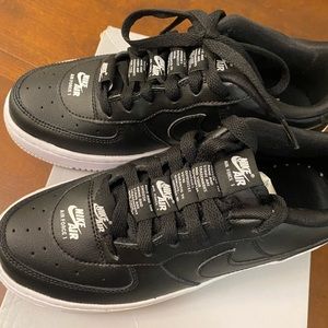 Black & White Low top Air Force 1’s